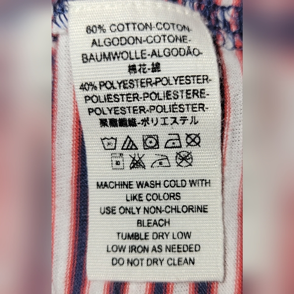 FREE PEOPLE We The Free Clare Slub Striped Short Sleeve Knit Tshirt Size… - Picture 5 of 5